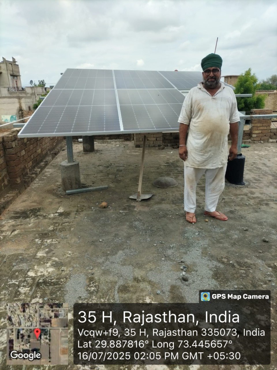 Installation at 35 H, Rajasthan