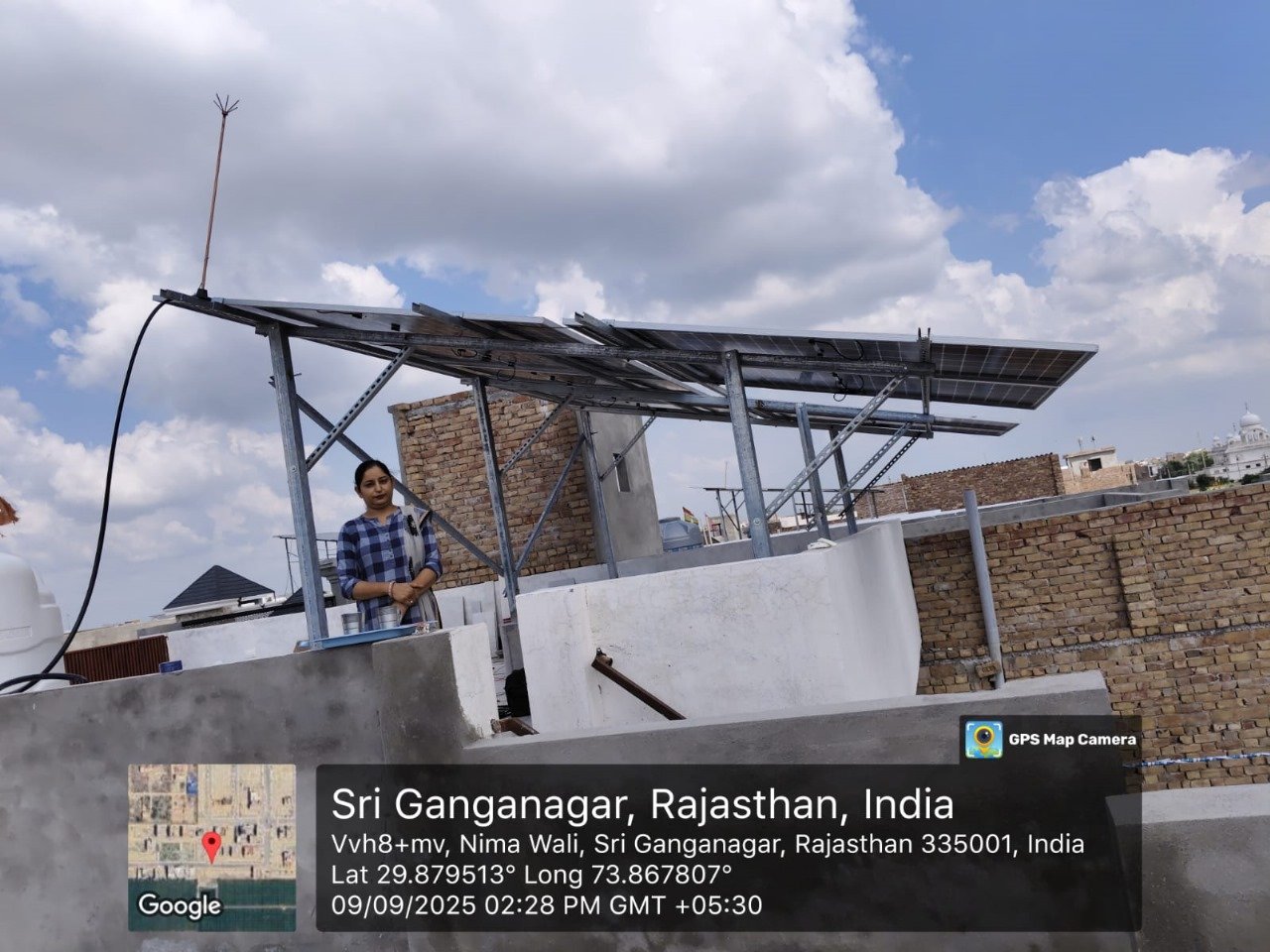 Installation at Sri Ganganagar, Rajasthan, India