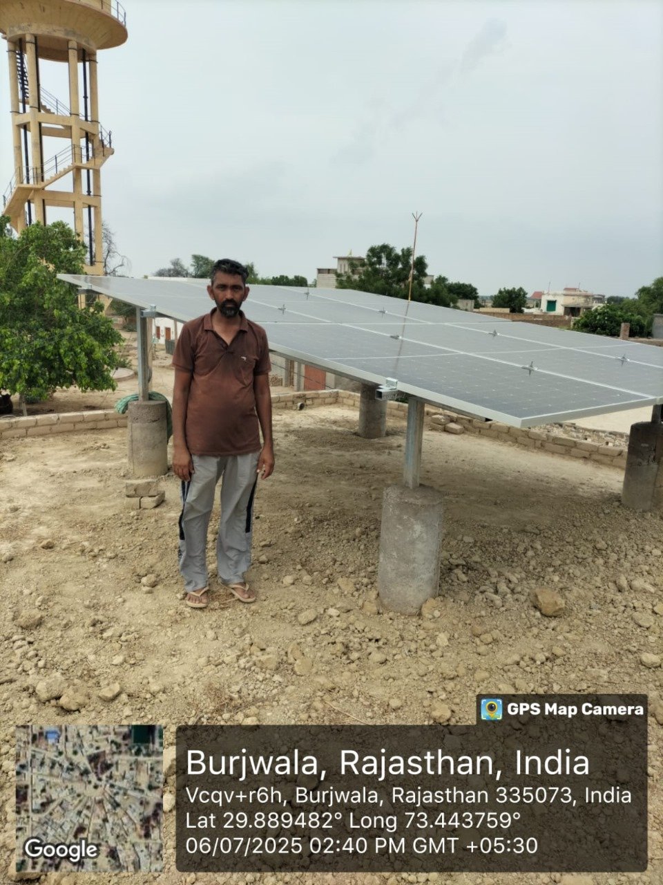 Installation at Burjwala
