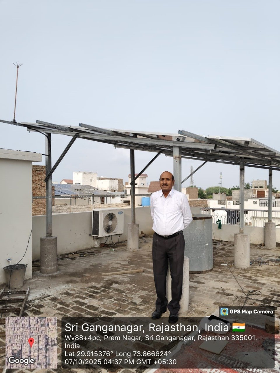 Installation at Sri Ganganagar, Rajasthan, India