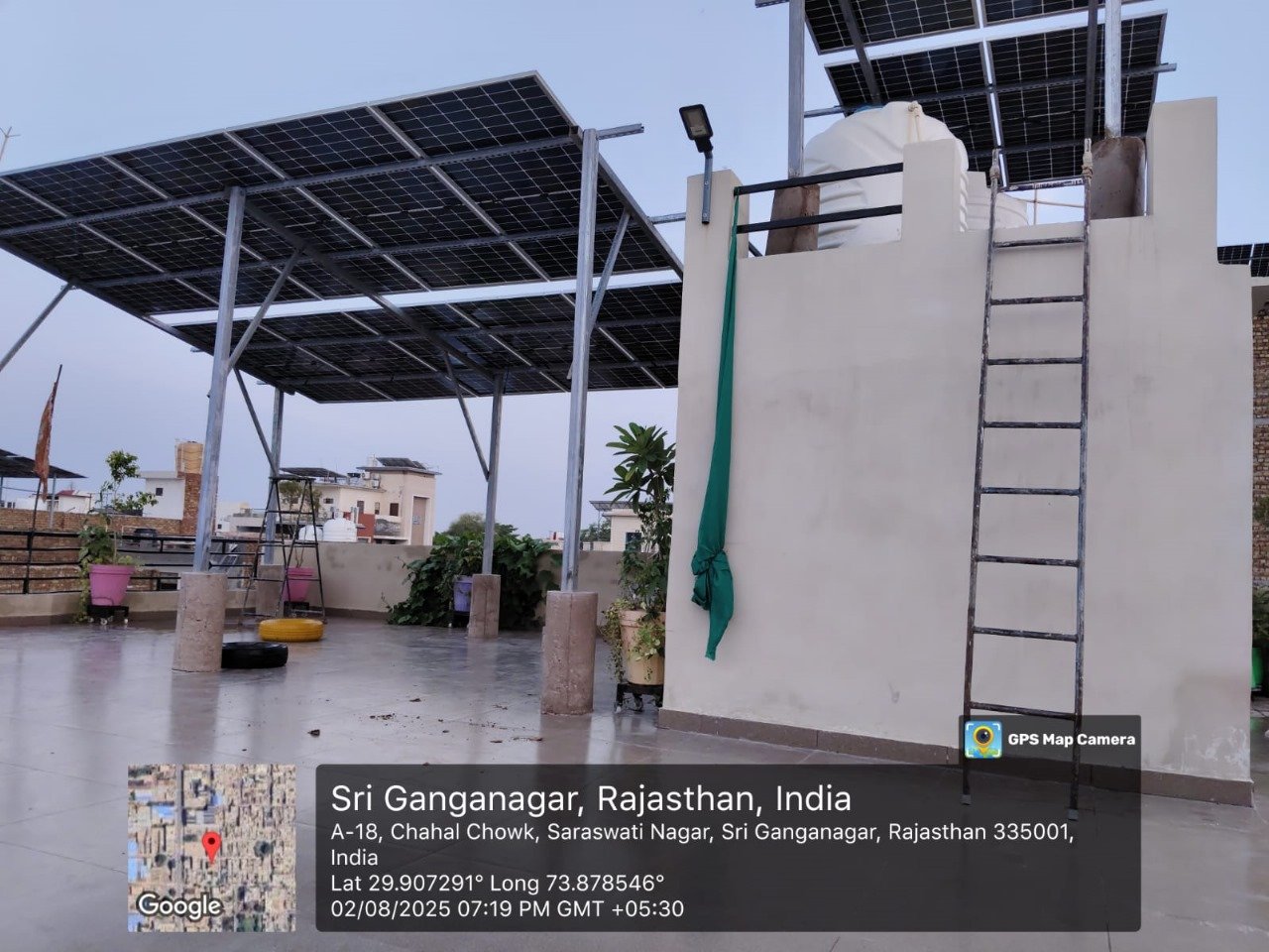 Installation at Sri Ganganagar, Rajasthan, India