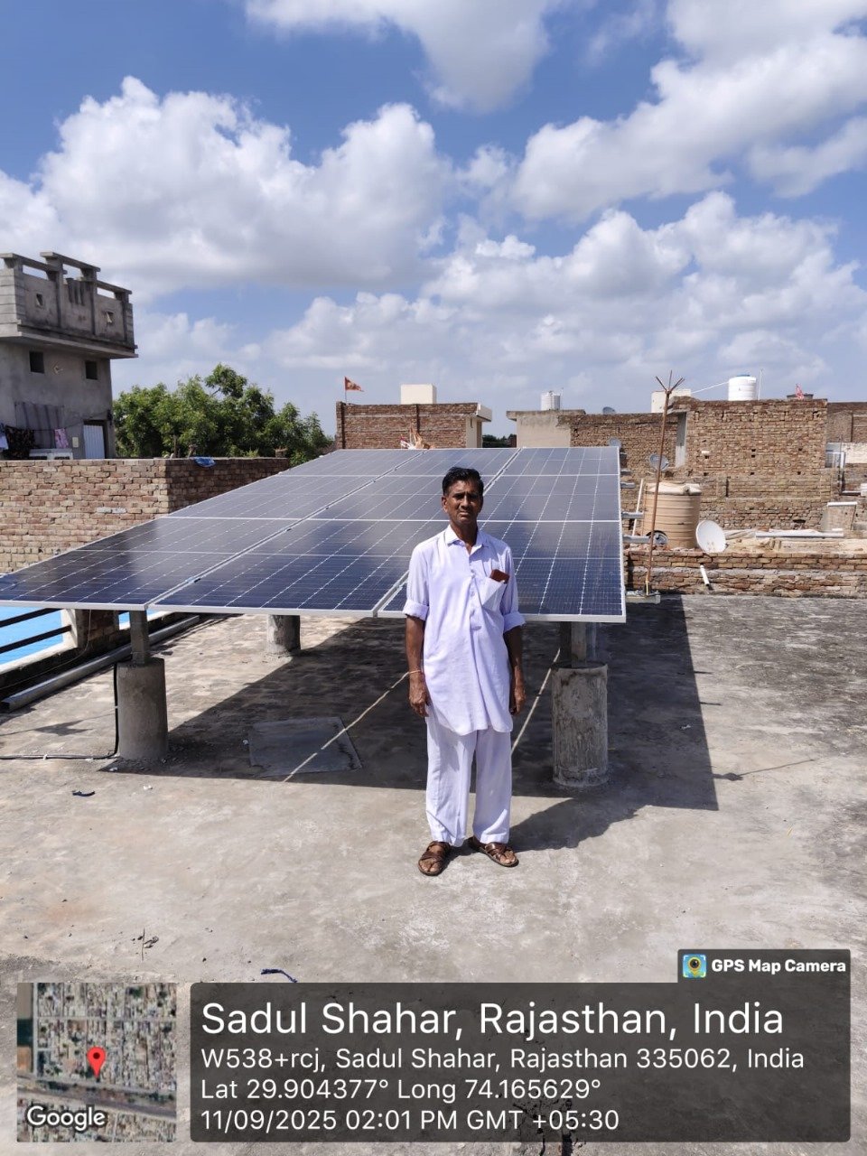 Installation at Sadul Shahar, Rajasthan