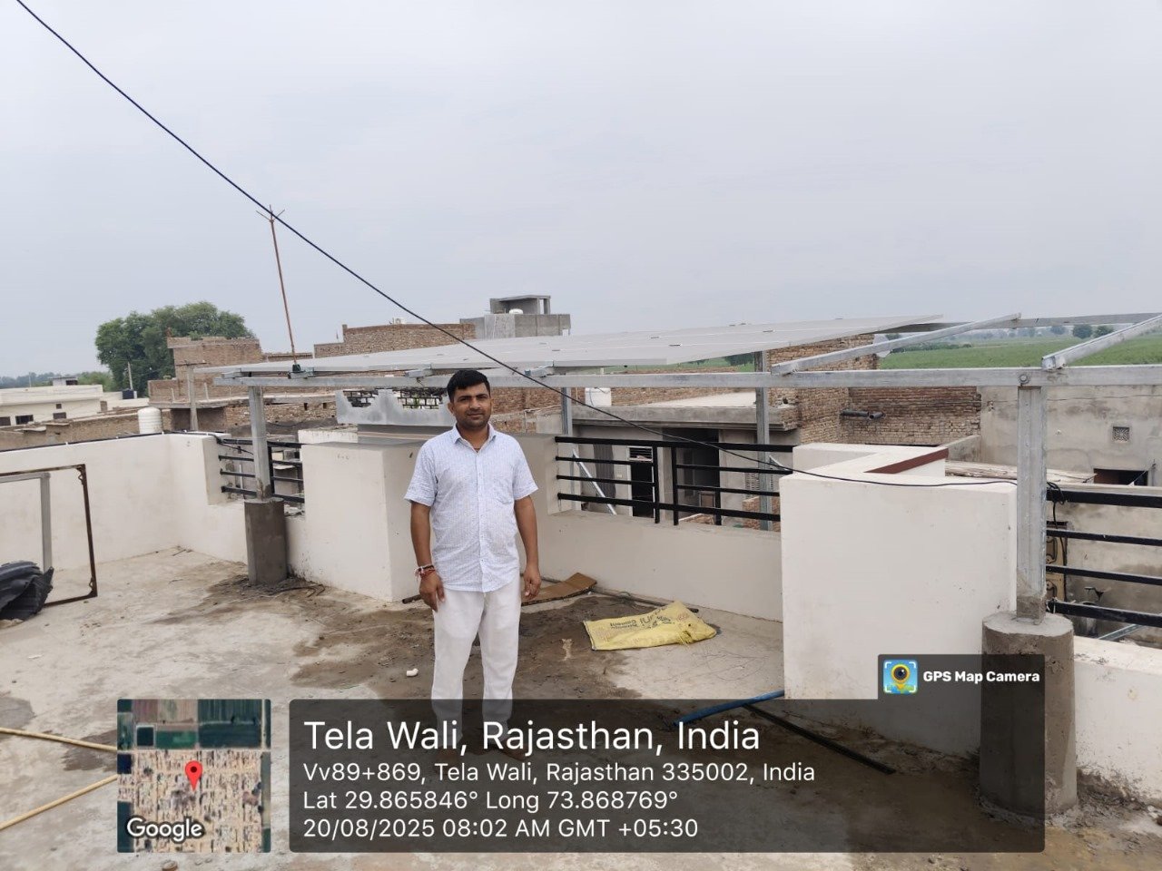 Installation at Tela Wali, Rajasthan, India