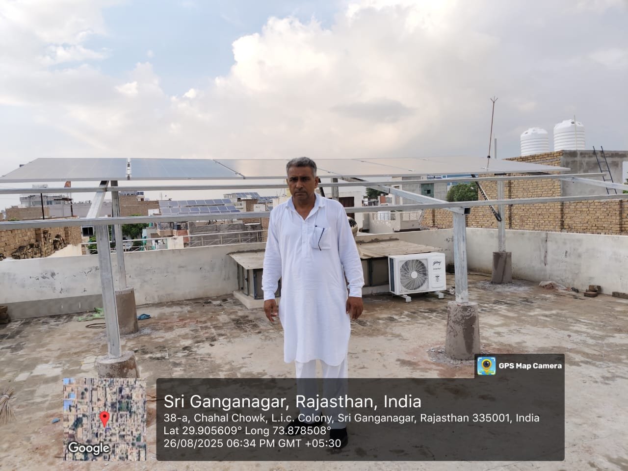 Installation at Sri Ganganagar, Rajasthan, India