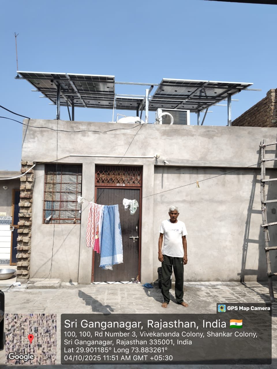 Installation at Sri Ganganagar, Rajasthan, India