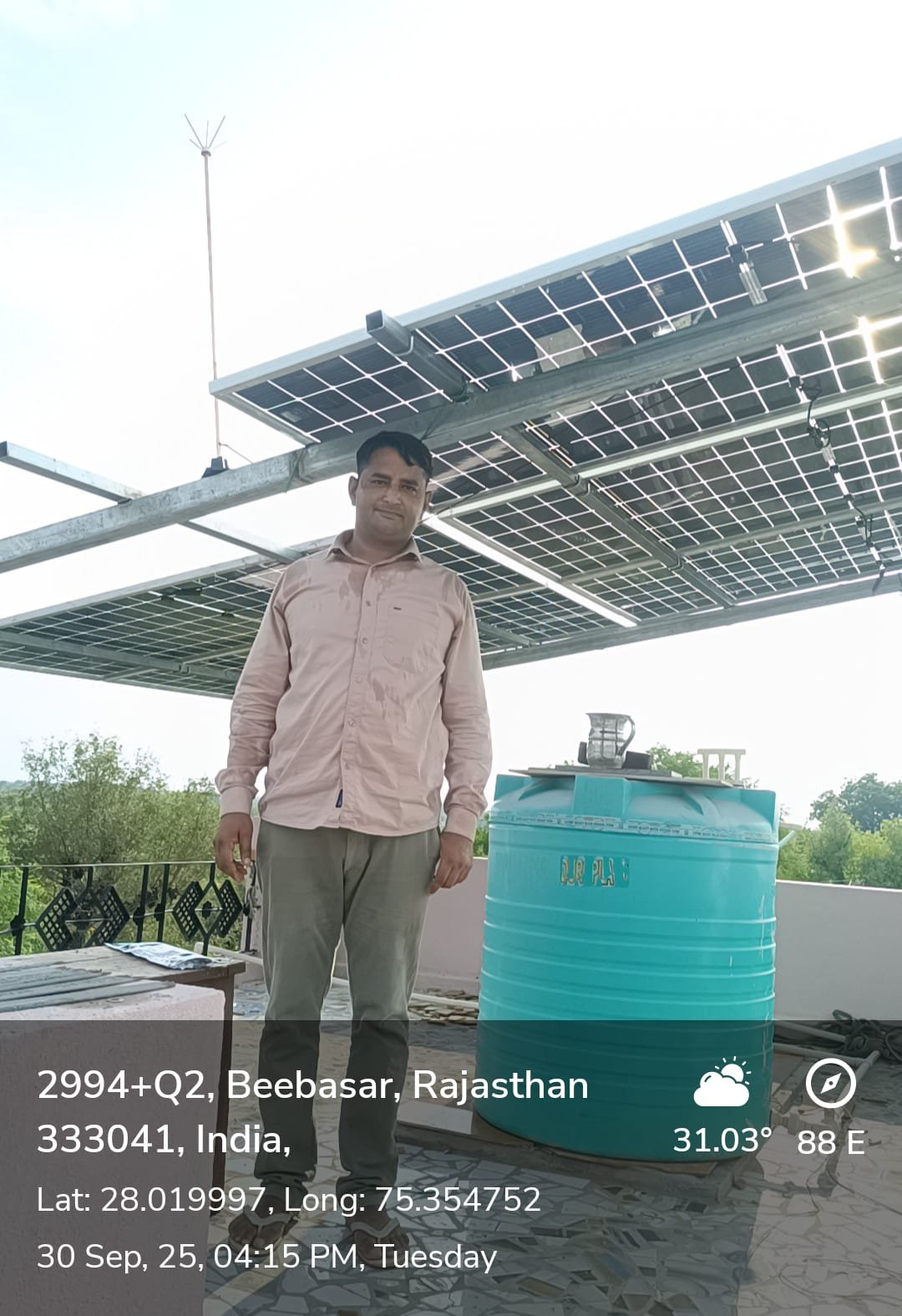 Installation at Beebasar, Rajasthan, India