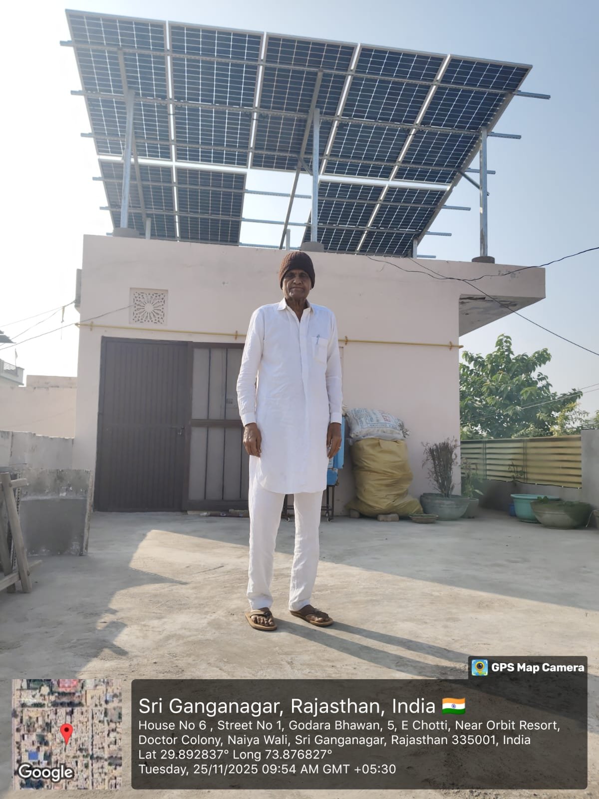 Installation at Sri Ganganagar, Rajasthan, India
