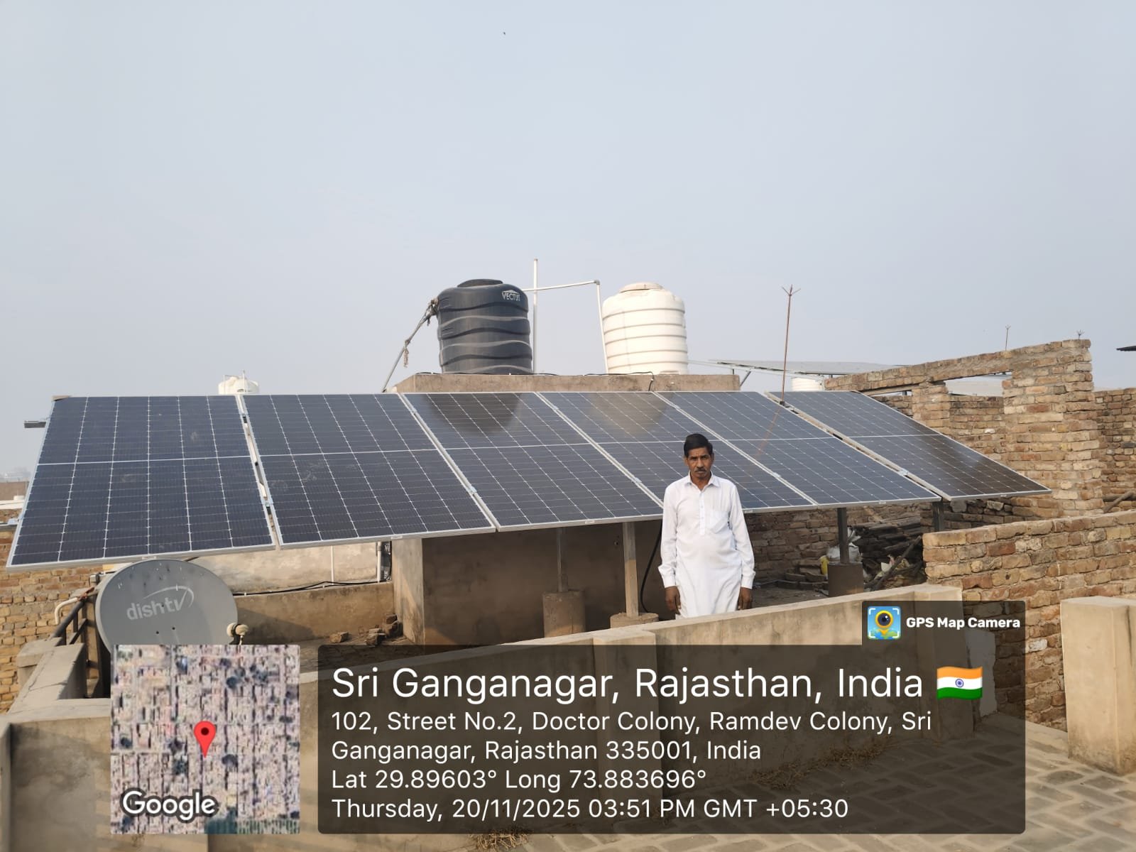 Installation at Sri Ganganagar, Rajasthan, India