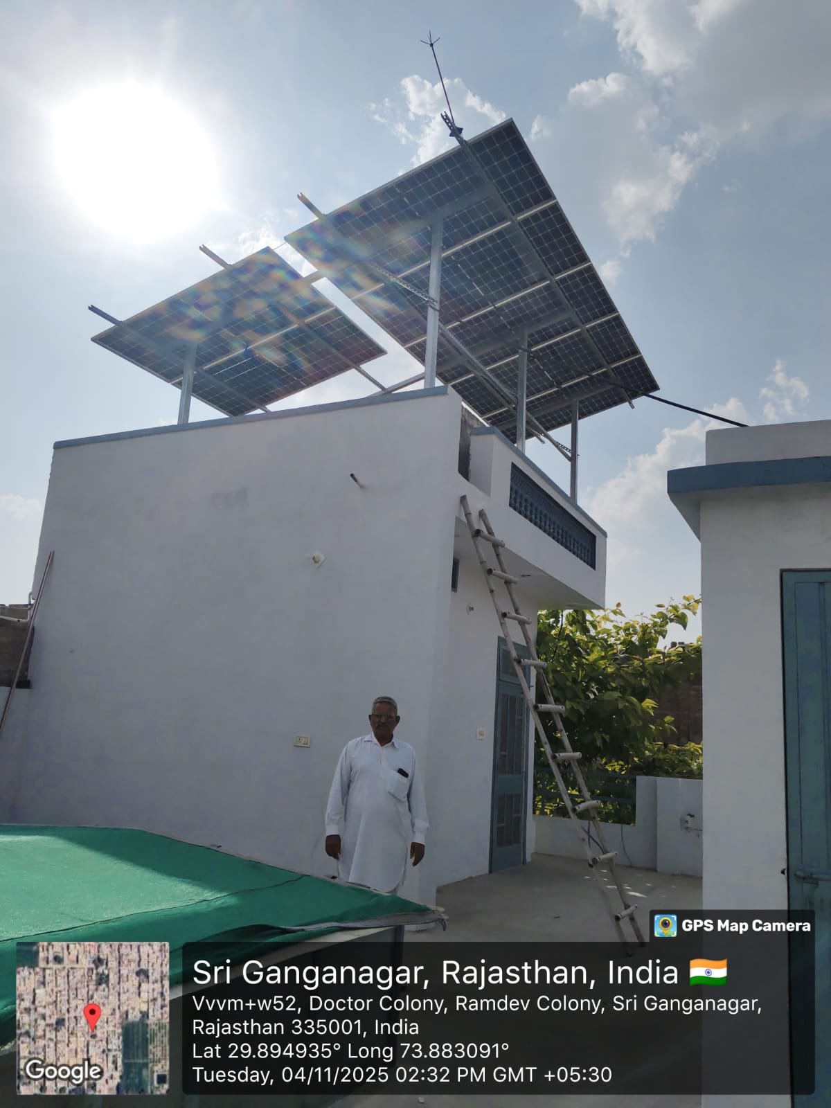 Installation at Sri Ganganagar, Rajasthan, India