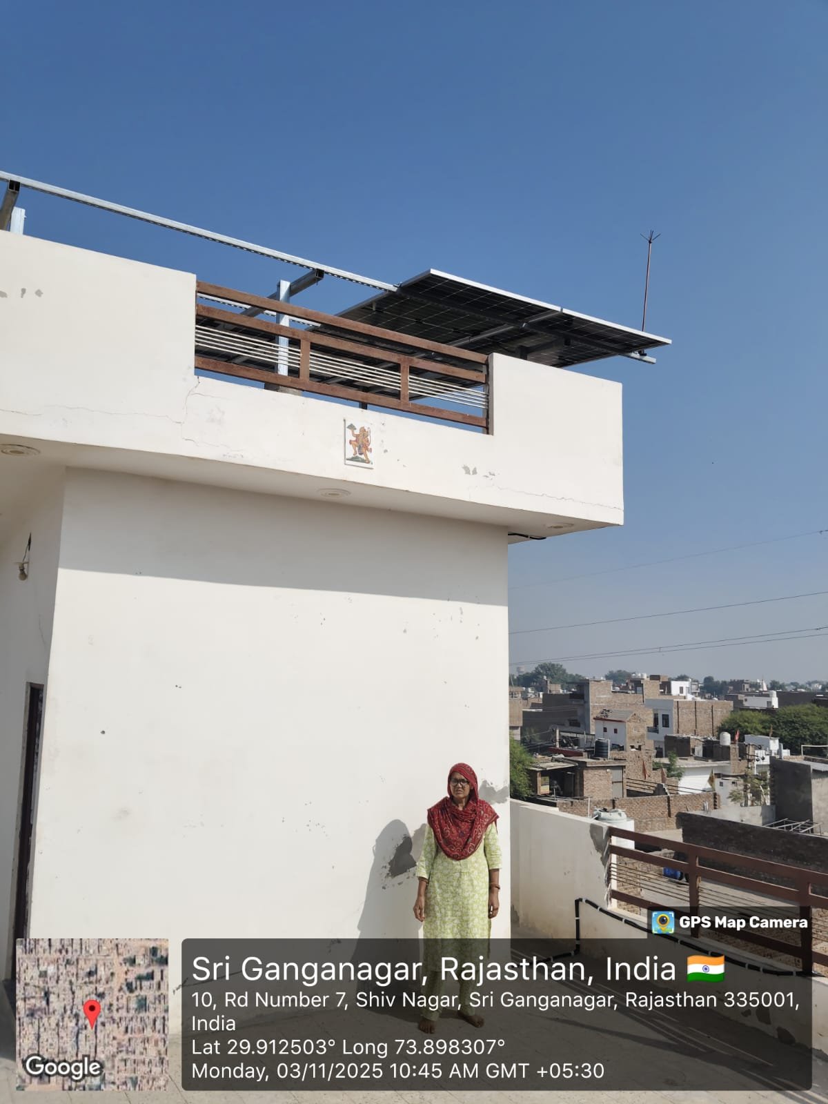 Installation at Sri Ganganagar, Rajasthan, India