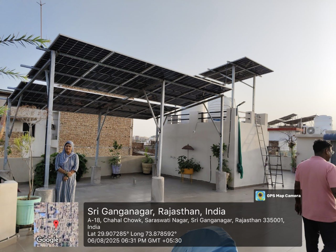 Installation at Sri Ganganagar, Rajasthan, India