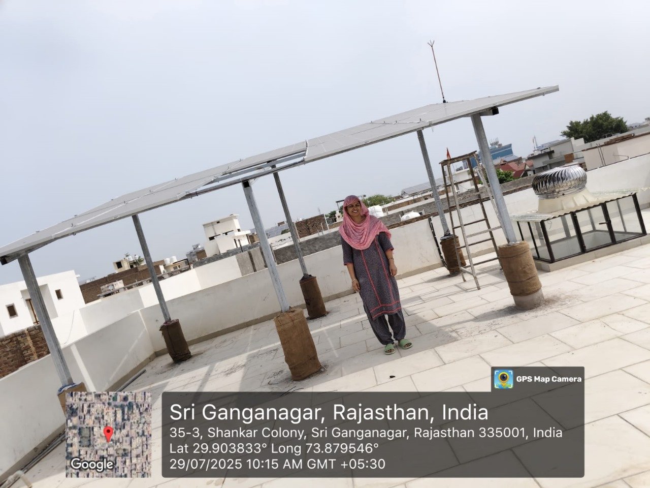 Installation at Sri Ganganagar, Rajasthan, India