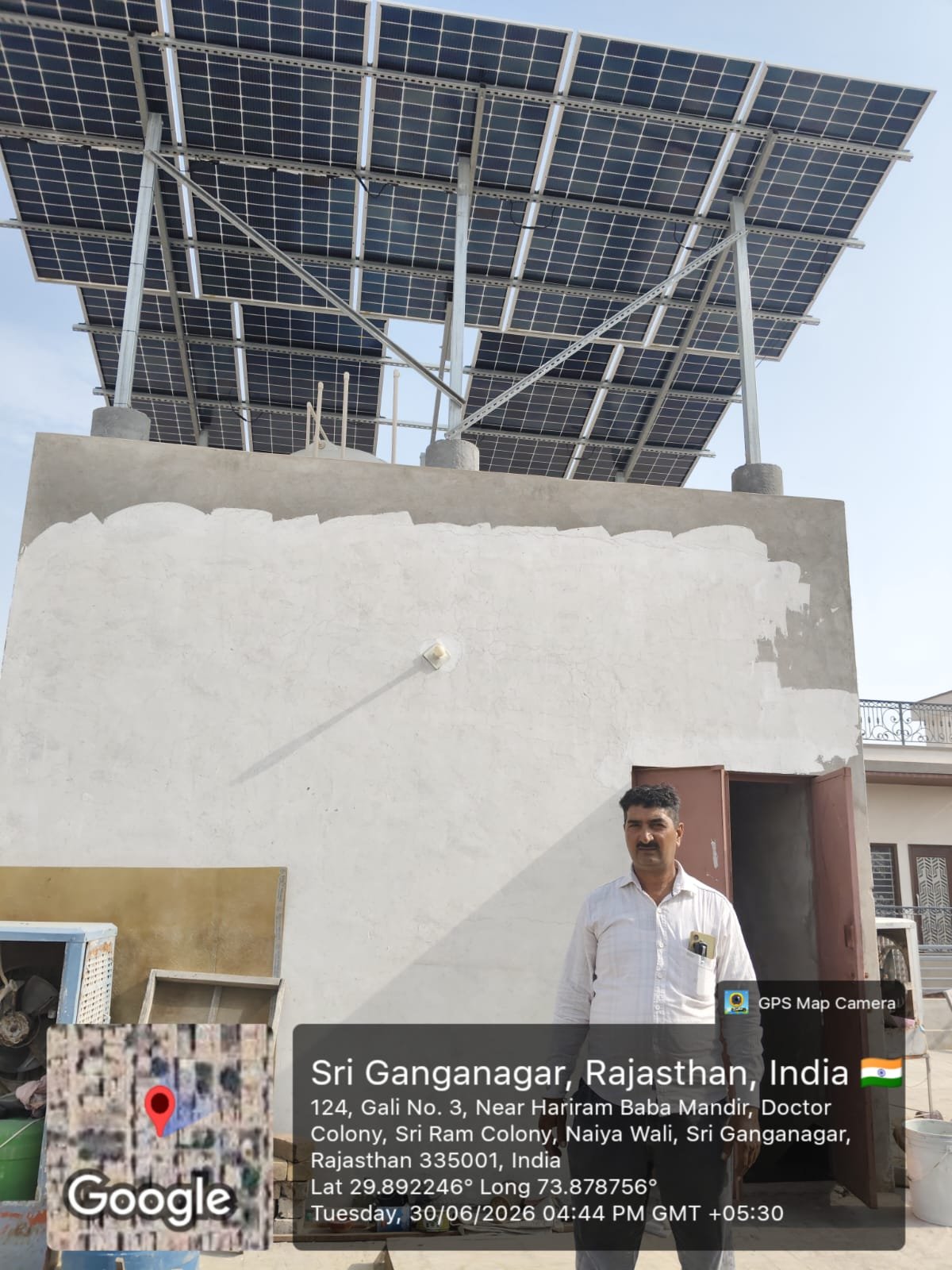 Installation at Sri Ganganagar, Rajasthan, India