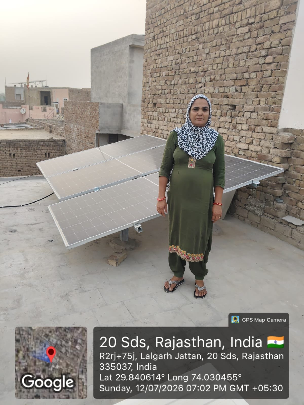 Installation at 20 SDS, Lalgarh Jattan, Rajasthan, India