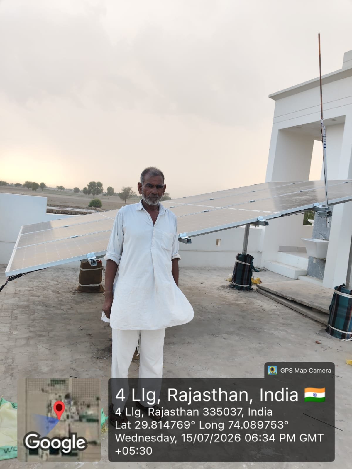 Installation at 4 LLG, Rajasthan, India