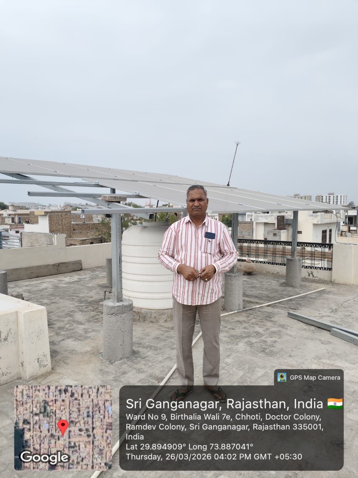 Installation at Birthalia wali, 7 E Chhoti, Sri Ganganagar, Rajasthan, India