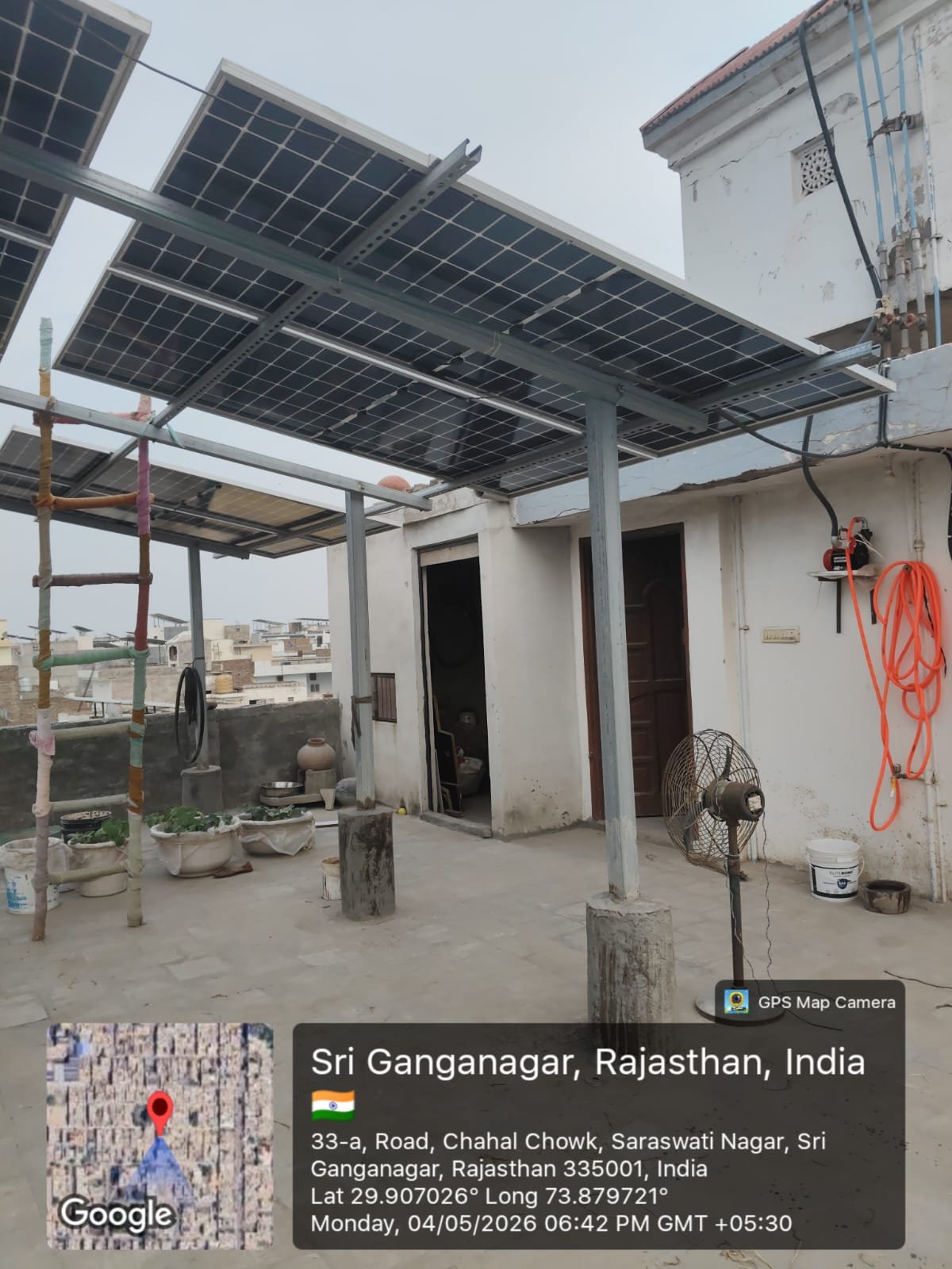 Installation at Sri Ganganagar, Rajasthan, India