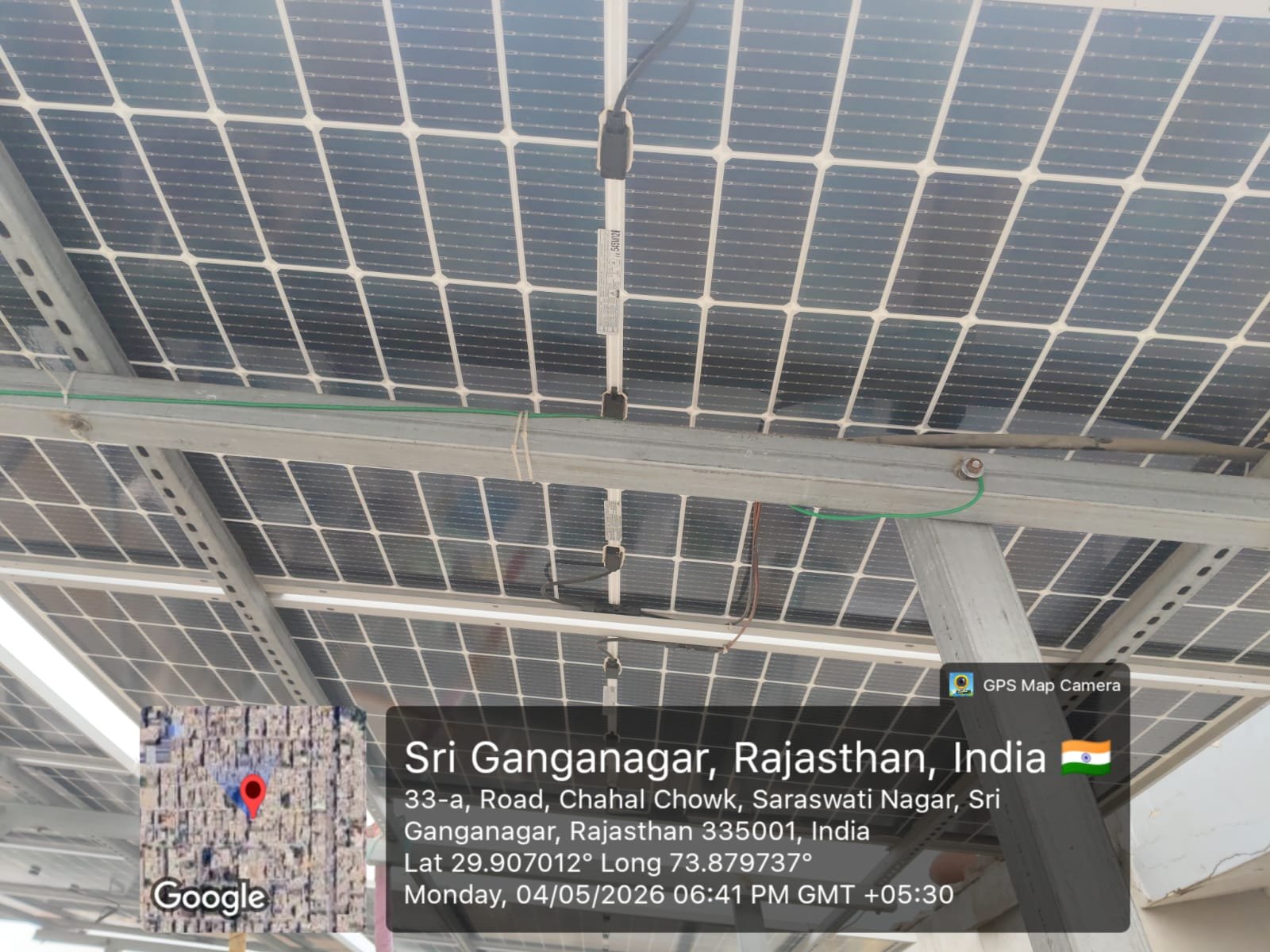 Installation at Sri Ganganagar, Rajasthan, India