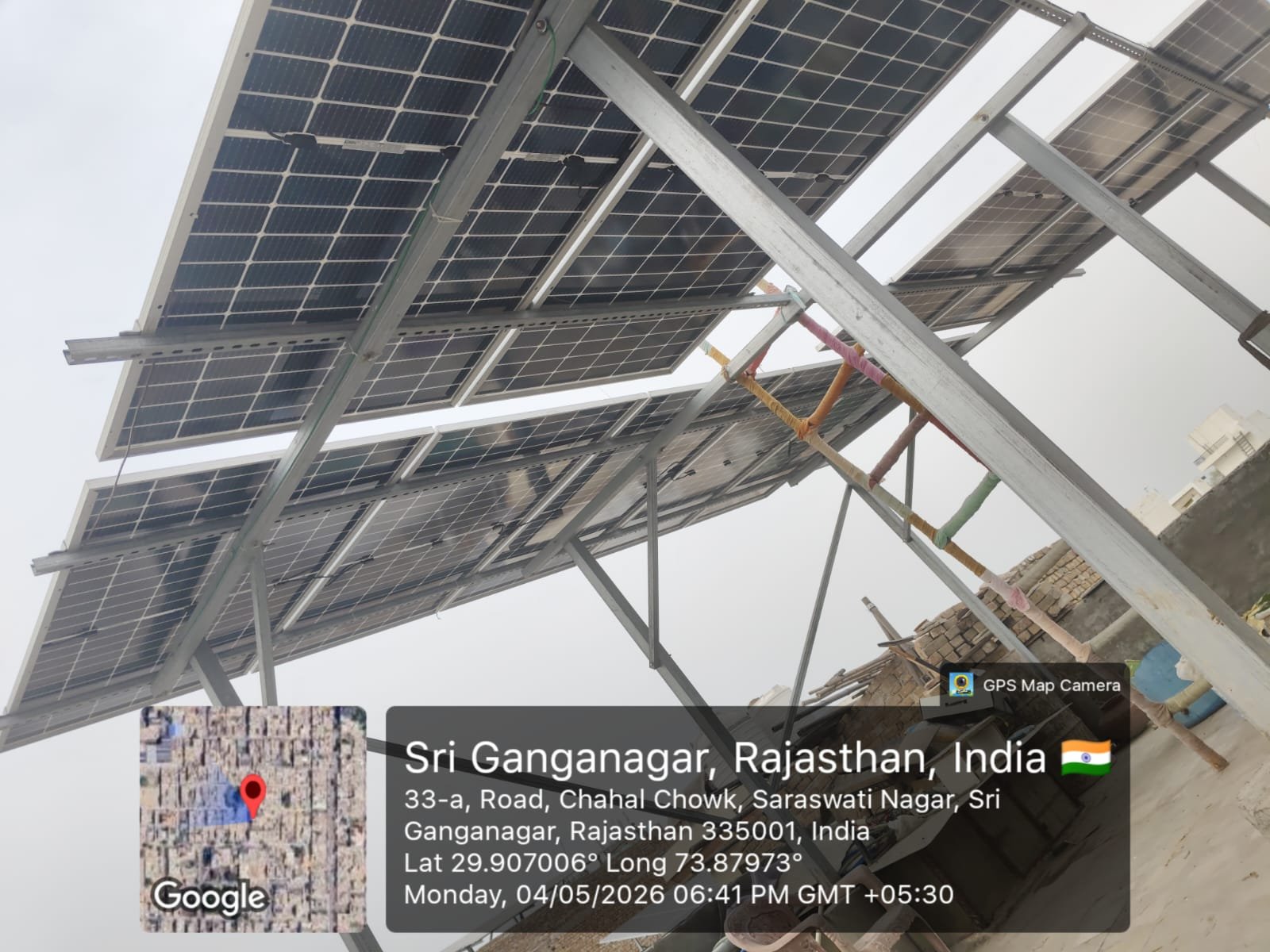 Installation at Sri Ganganagar, Rajasthan, India
