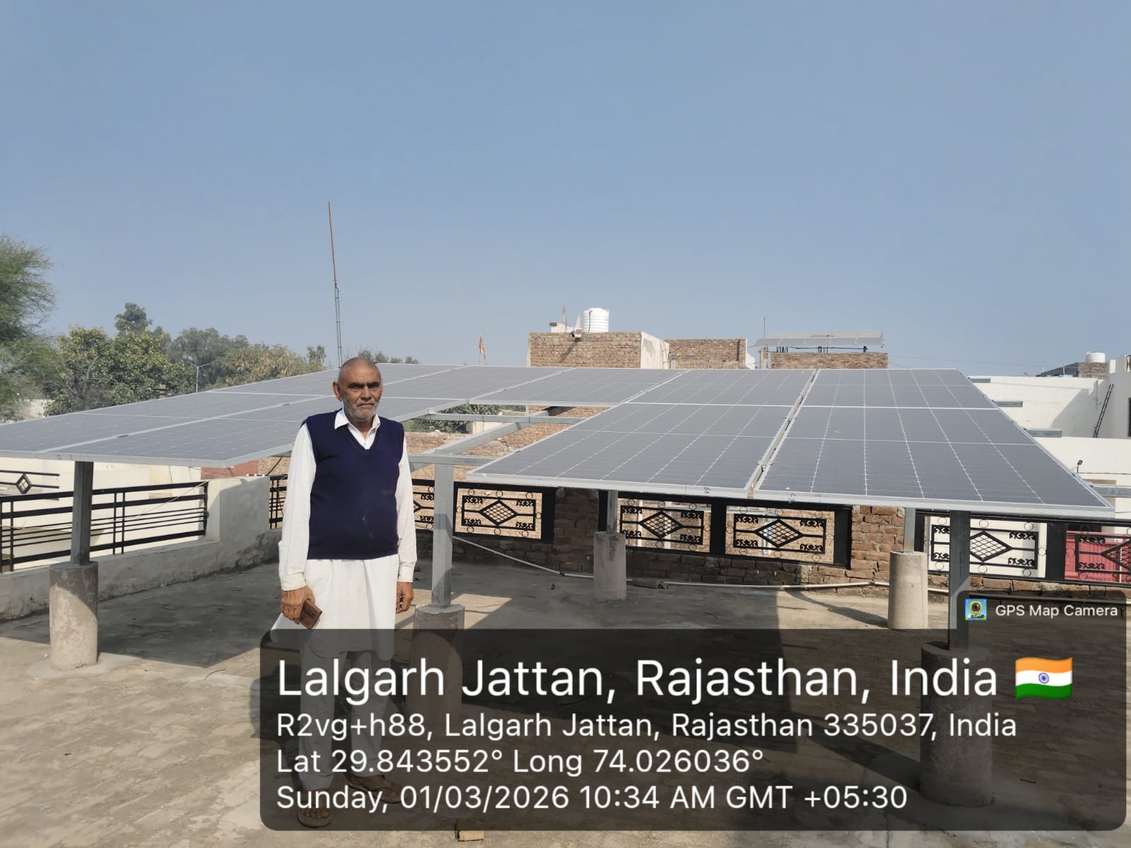 Installation at Sri Ganganagar, Rajasthan, India