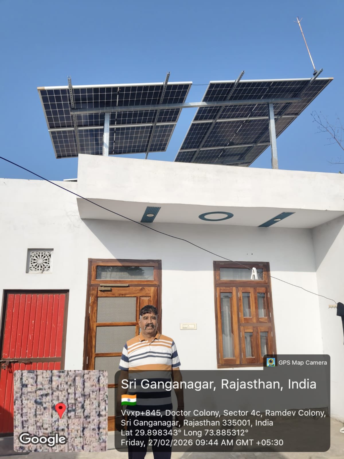 Installation at Sri Ganganagar, Rajasthan, India