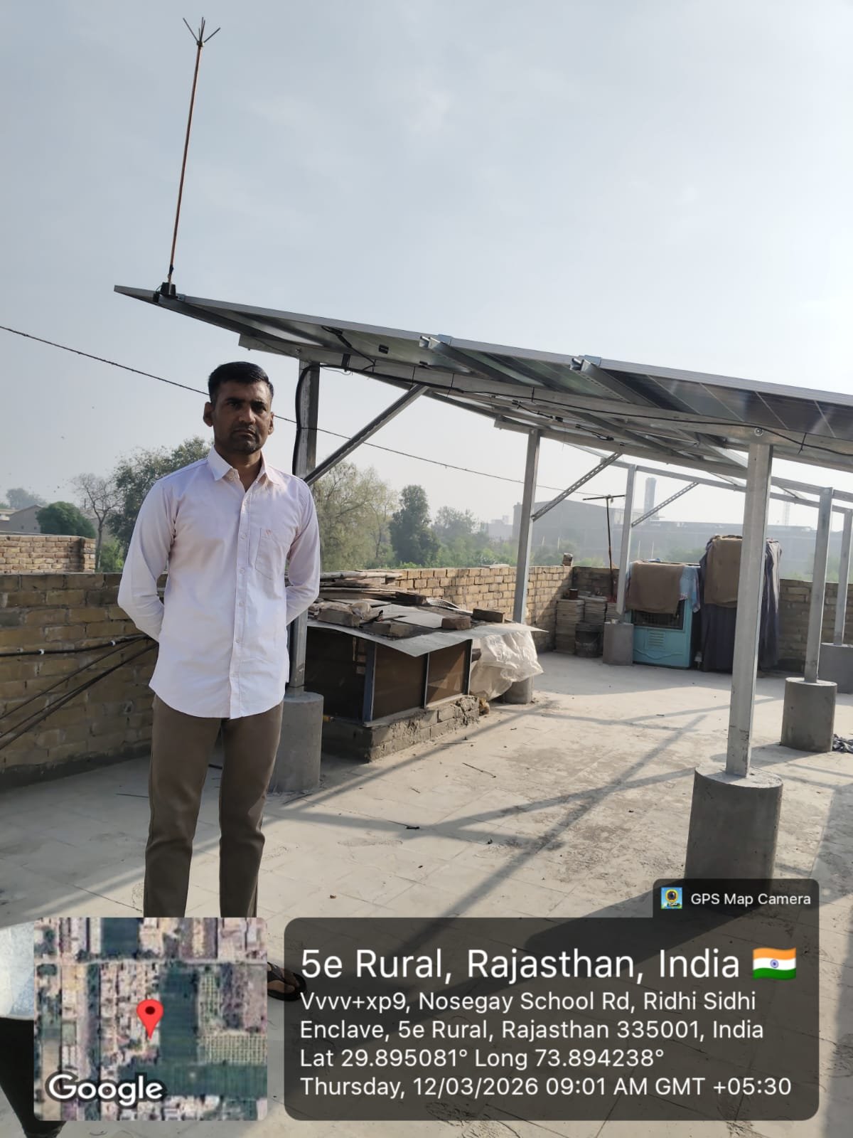 Installation at 5 E Rural, Rajasthan, India