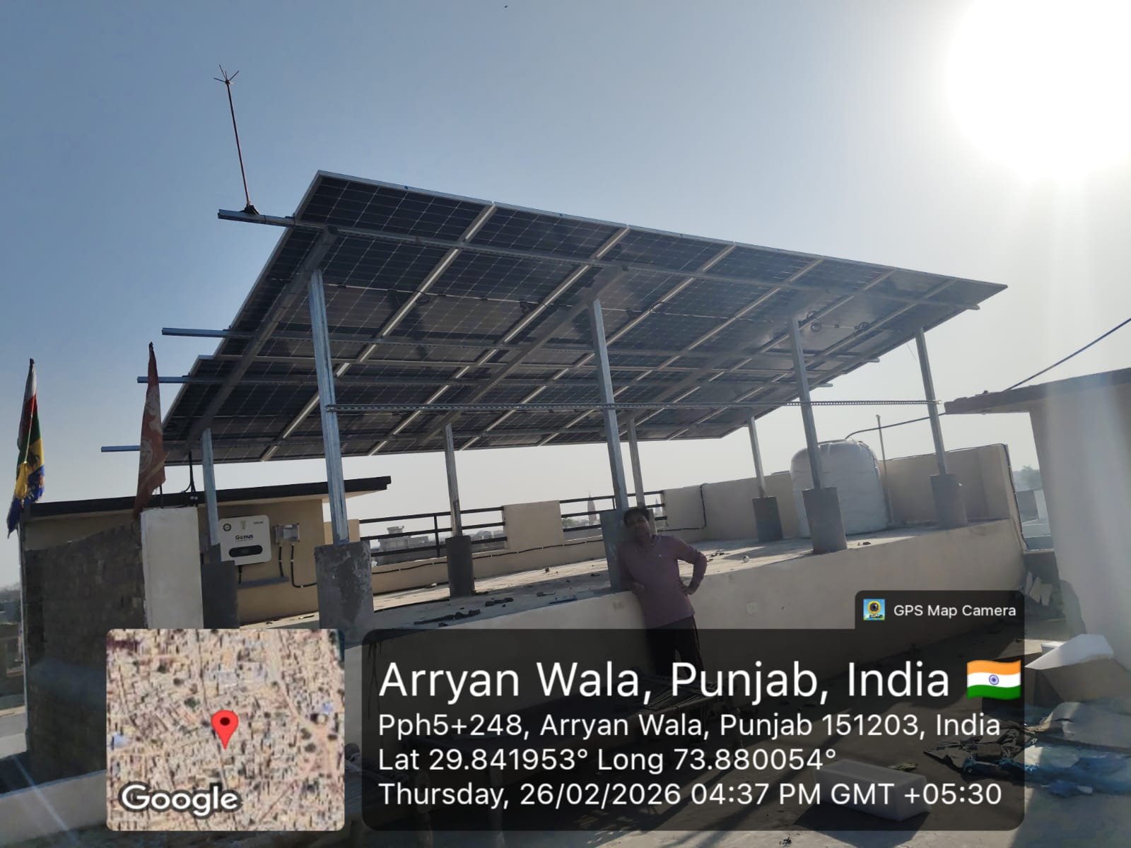 Installation at Arryan Wala, Punjab, India