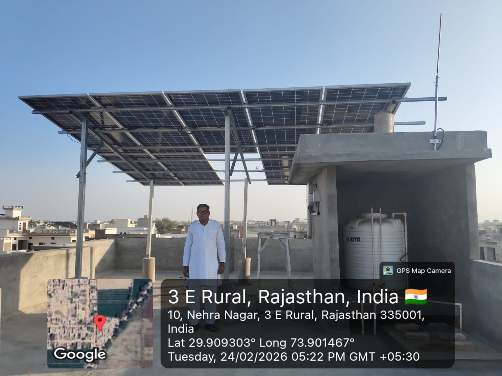 Installation at 3 E Rural, Rajasthan, India