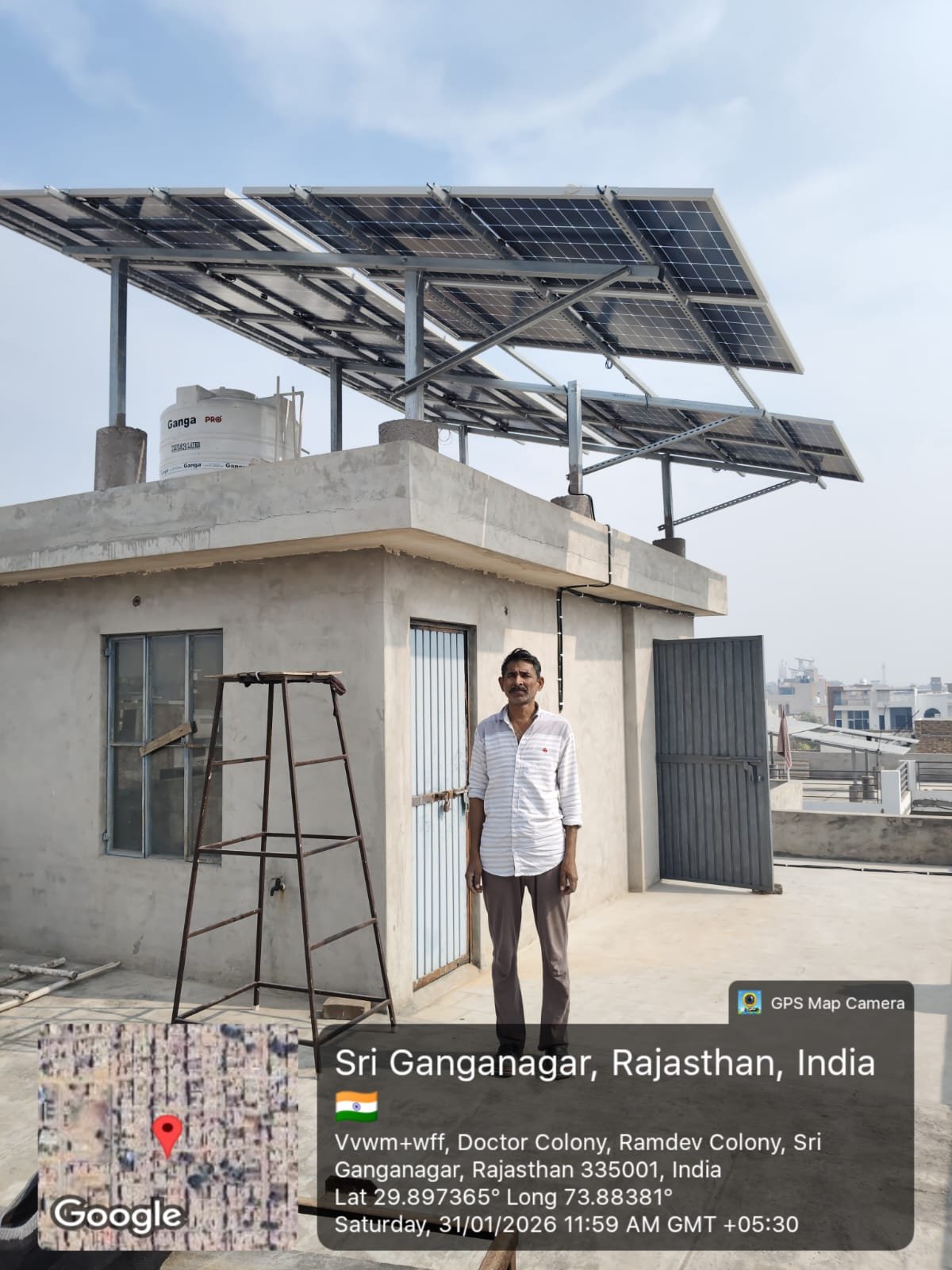 Installation at Sri Ganganagar, Rajasthan, India