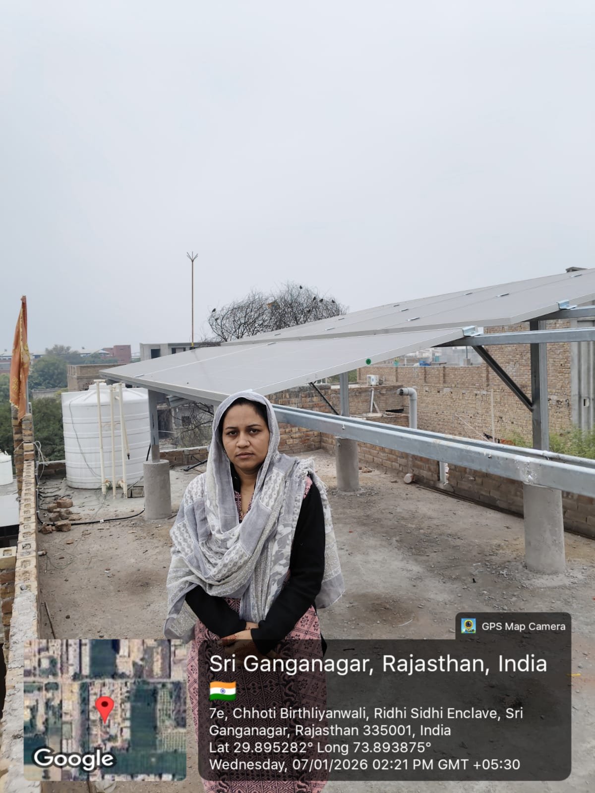 Installation at Sri Ganganagar, Rajasthan, India