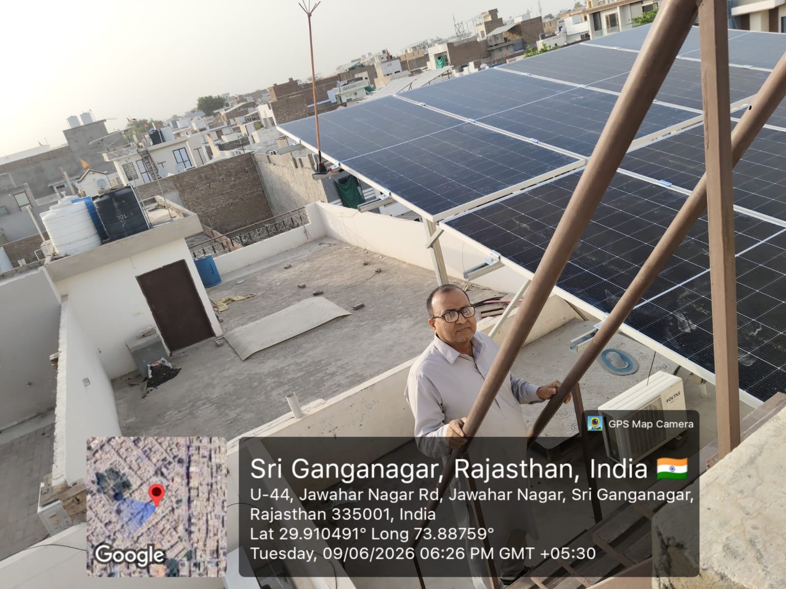 Installation at Sri Ganganagar, Rajasthan, India