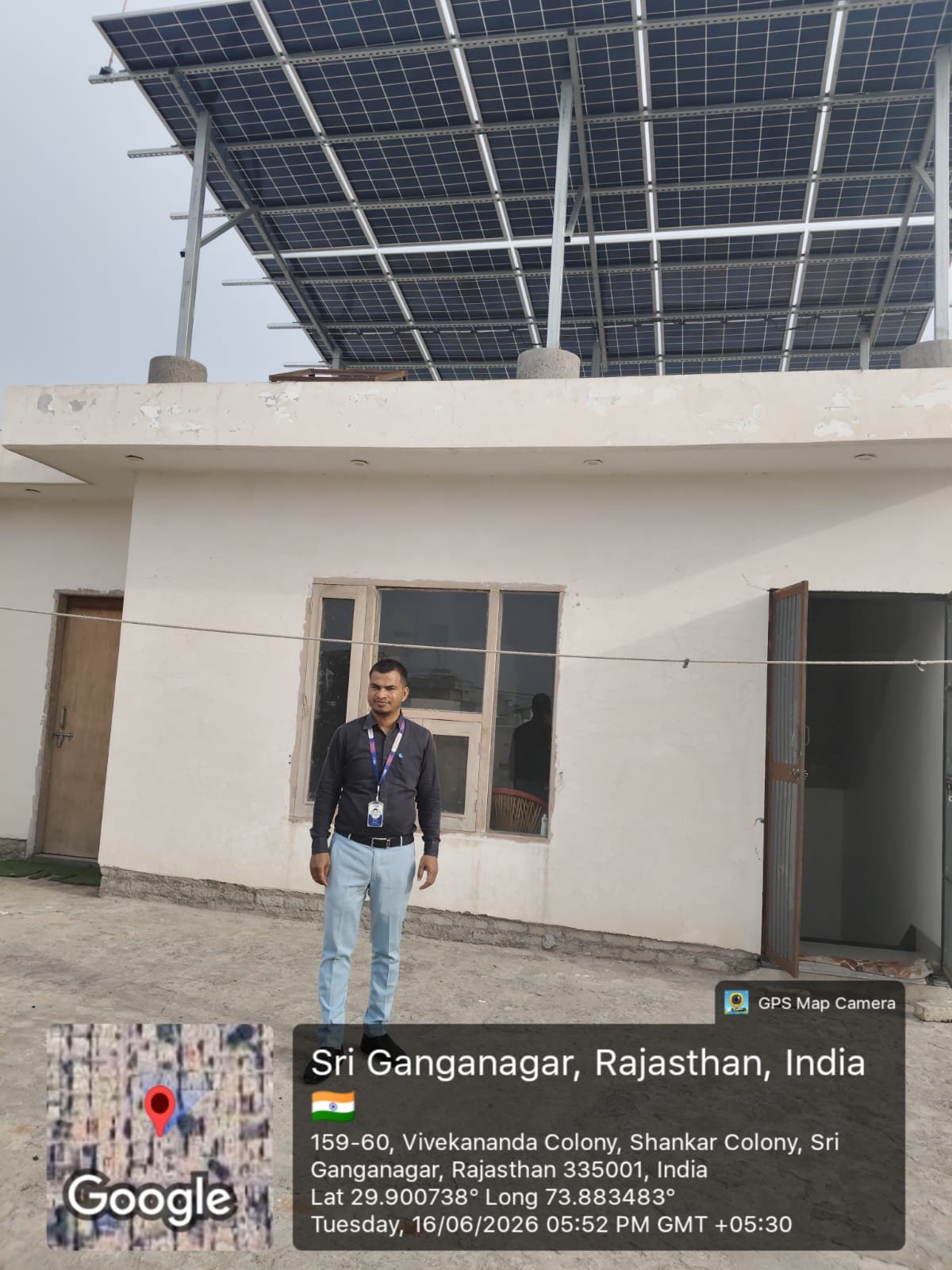 Installation at Sri Ganganagar, Rajasthan, India